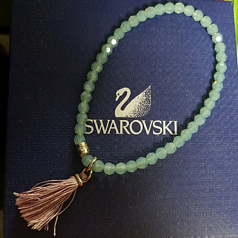 Lola and grace swarovski bracelet with tassel